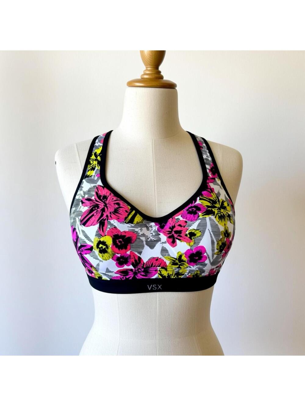 Victoria's Secret VSX Sport Floral Sports Bra Size 32C